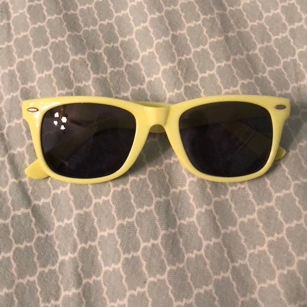 Neon Yellow Sunglasses